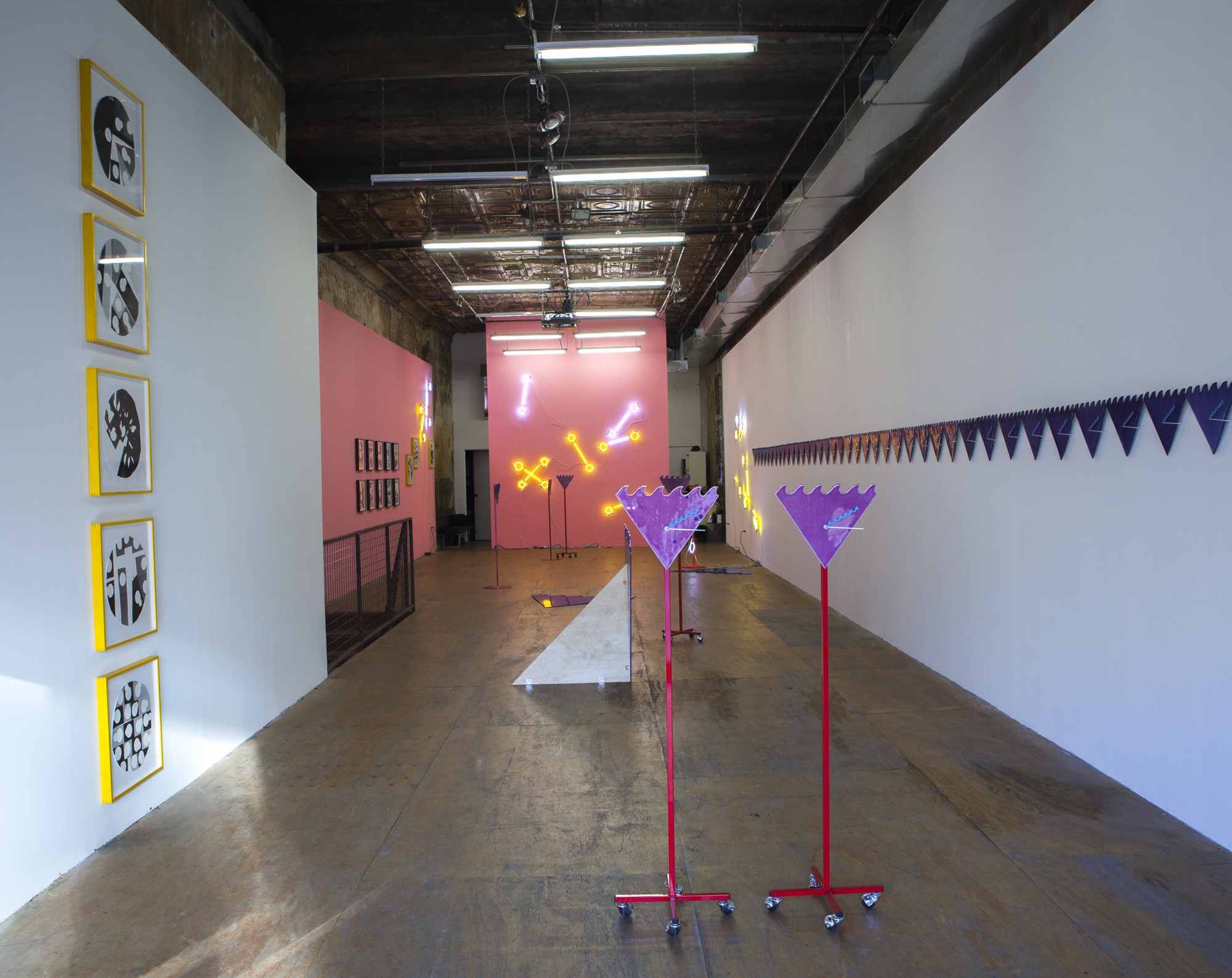 Emily Roysdon, *If Only a Wave*. Installation view