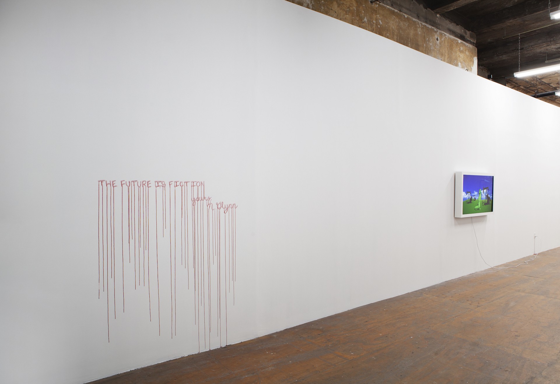 Nash Glynn, *The Future is Fiction*. Installation view