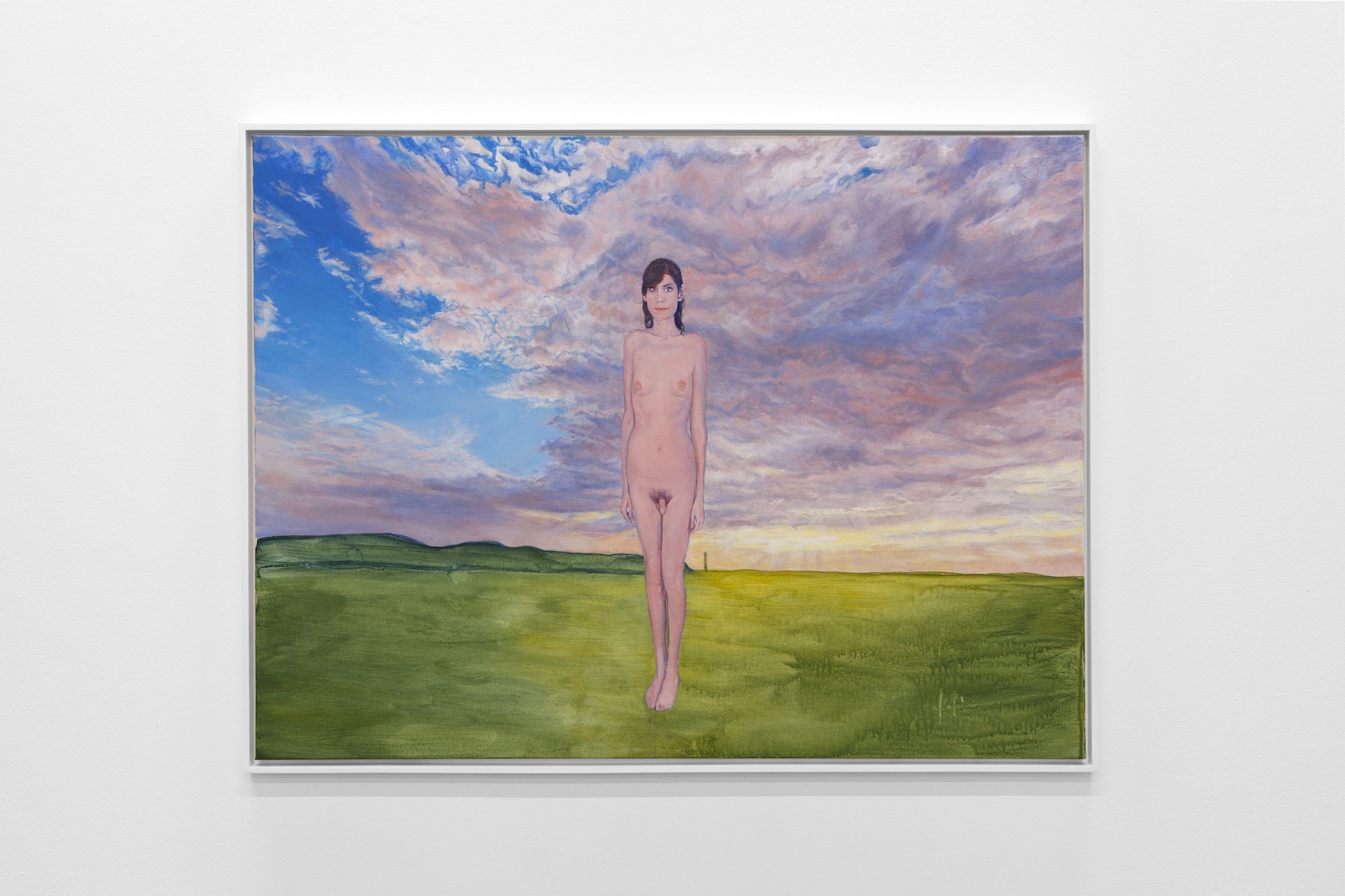 Nash Glynn, *Standing (Self Portrait)*, 2018. Acrylic on canvas