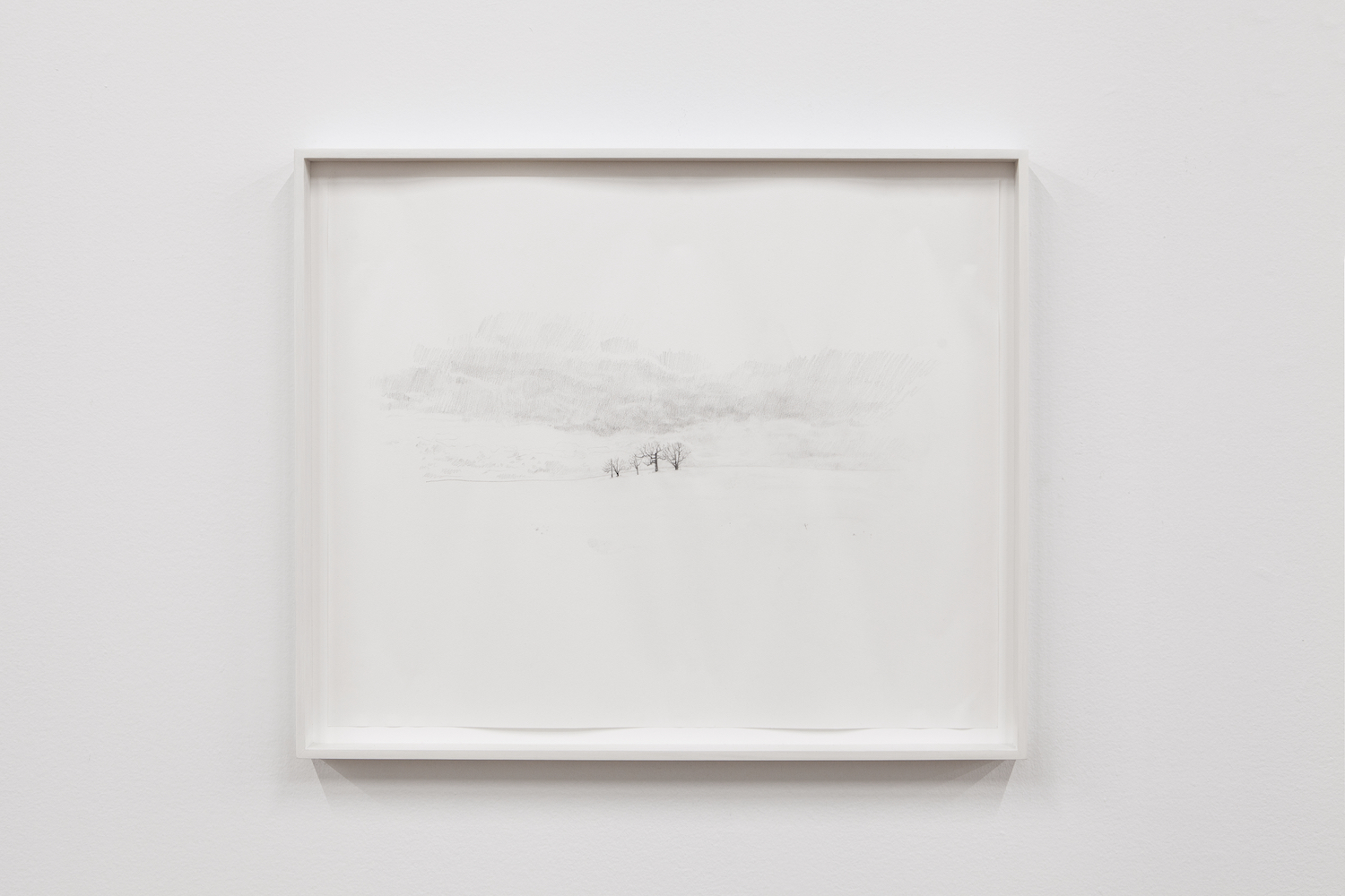 Nash Glynn, *March in the Hudson Valley*, 2018. Graphite on paper 