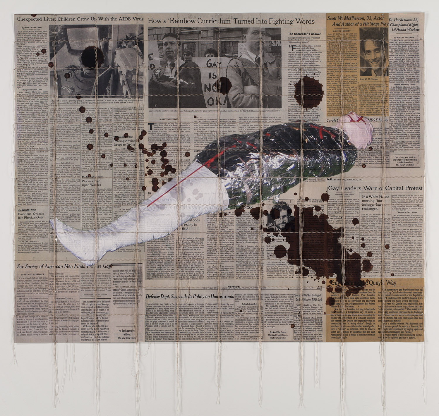 Hunter Reynolds, *Survival AIDS (Gay is not ok)*, 2011