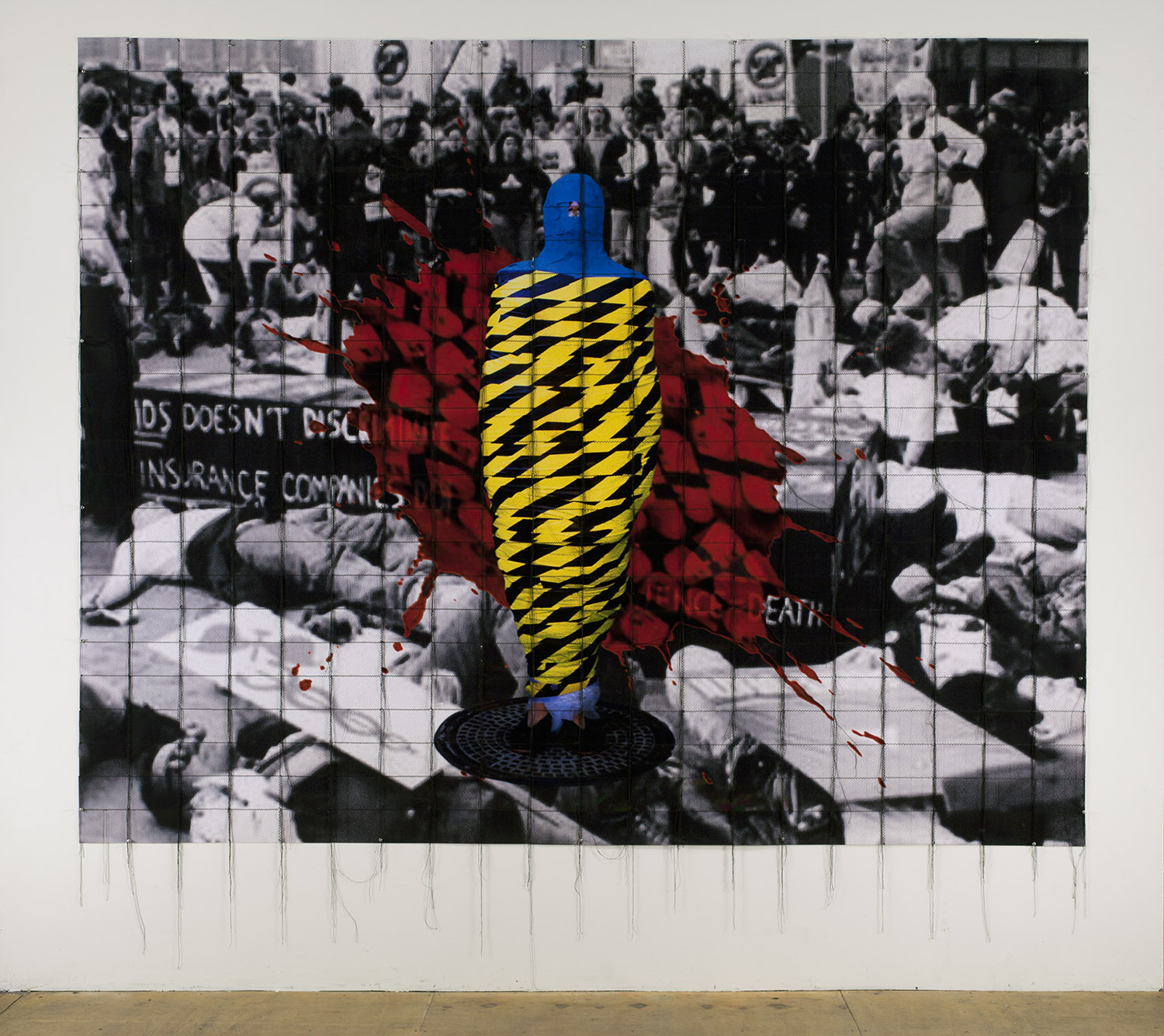 Hunter Reynolds, *Survival AIDS (We die in the streets)*, 2011.