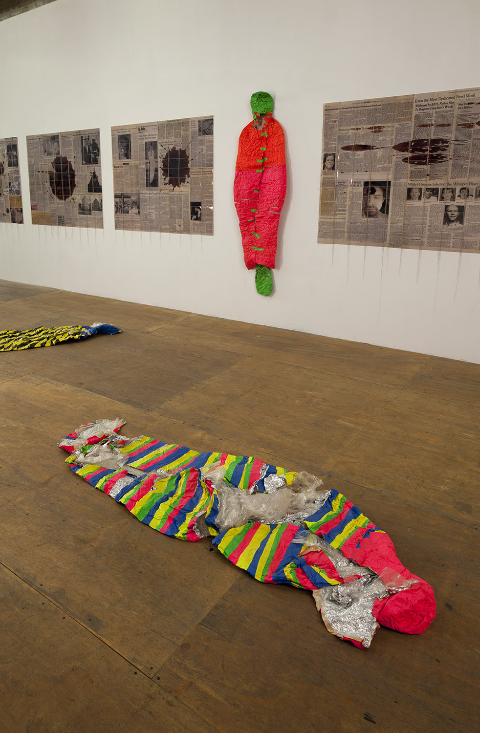 Hunter Reynolds, *Survival AIDS*. Installation view