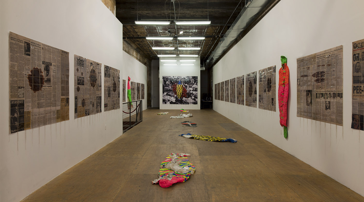 Hunter Reynolds, *Survival AIDS*. Installation view