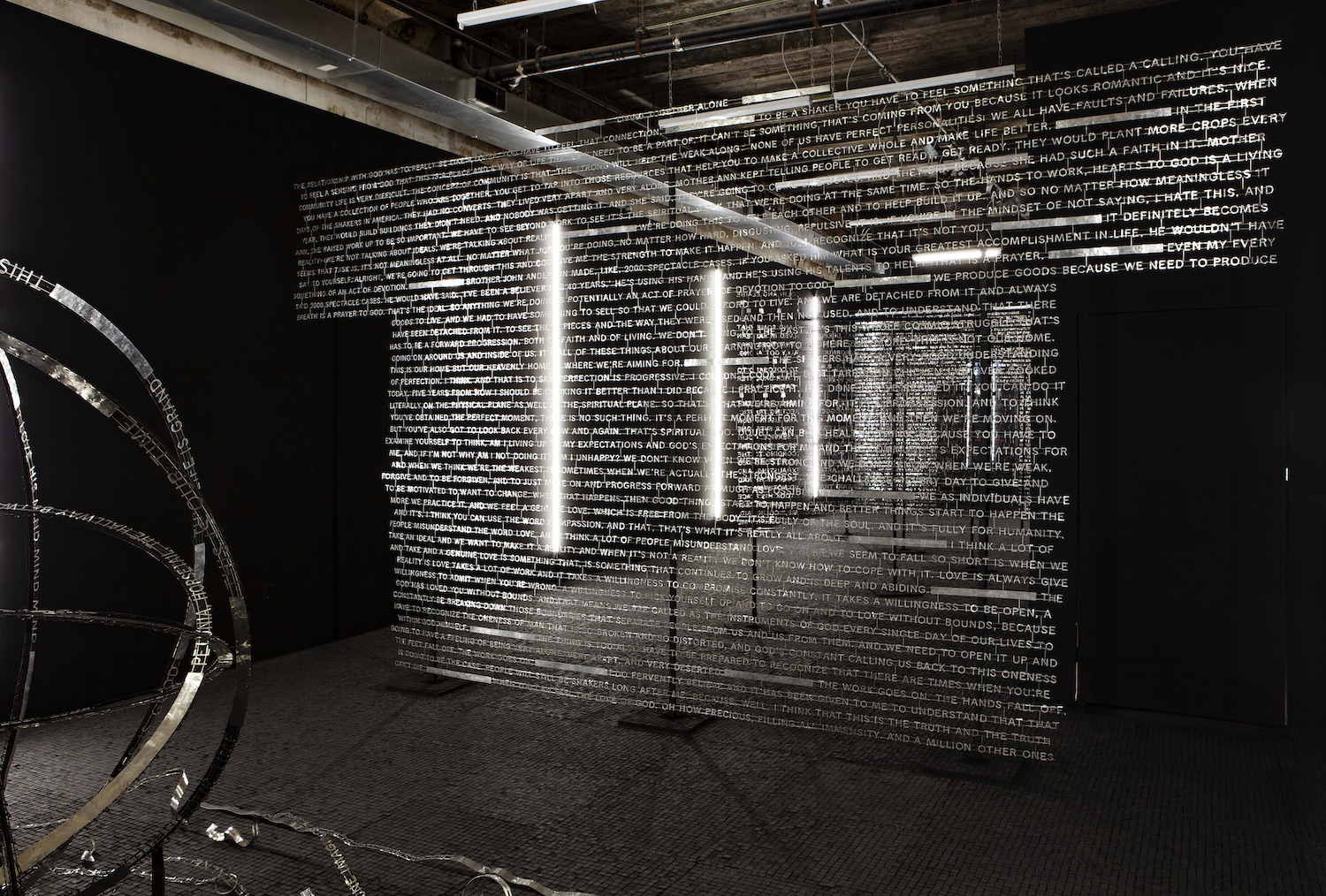 Jonathan Berger, *An Introduction to Nameless Love*, installation view at Participant Inc, New York. Photo: Mark Waldhauser